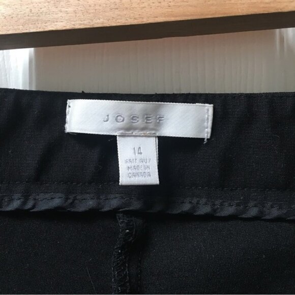 Josef Black Straight Leg Pants - Picture 5 of 7